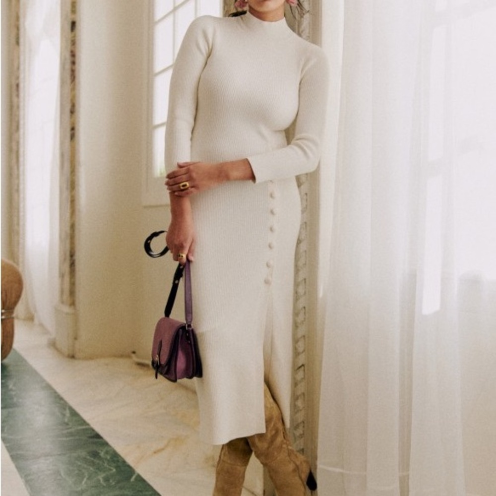 RESERVED FOR SUNSHINESUN • Sezane Harper Dress in Ecru